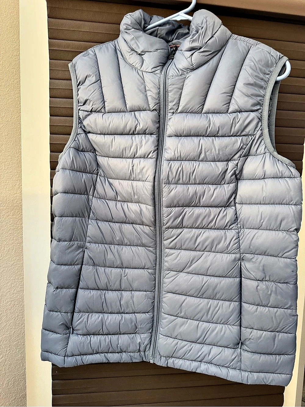 Hawke & Co Performance Outerwear Quilted Puffer Vest Gray XL